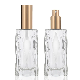 High Quality 60ml Clear Glass Perfume Spray Bottles with Aluminum Cap