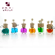  6ML 8ML10ML Wholesale Round Square Cosmetic Packaging Wooden Plastic Lid Dropper Car Perfume Fragrance Essential Oil Diffuser Hanging Empty Glass Mini Bottle