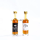  50ml 100ml Round Clear Mini Wiskey Small Wine Decanter Glass Vodka Whiskey Bottle with Aluminium Lid