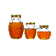  Round Hexagon Honey Jar 8oz Custom Design Glass Jar Cheap Jam Jars with Metal Lids