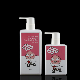  HDPE Square White Color 200ml 300ml Shower Gel Plastic Bottle with Label Printing