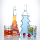  500ml Eiffel Tower Custom Crystal Christmas Tree Liquor Vodka Glass Bottle