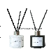 Round Cylinder Aroma Reed Diffuser Glass Bottle 50ml 100ml 150ml with Screw Cap manufacturer