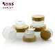  Cosmetic Wholesale Round Square Clear Amber Empty Cosmetic Skincare Packaging 1oz 2oz15g 30g 50g Bamboo Lid Mask Makeup Frosted Glass Cream Sample Mini Nail Jar