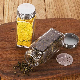  Hot Selling Glass Spice Jars/Bottles 4oz Empty Square Spice Containers