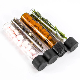 Custom Pre Roll Storage Containers Glass Bottles Test Tubes with Black Cr Screw Cap
