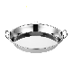  28cm Barbecue Kitchen Steel Food Steaming Tray with Handles