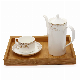 Eco-Friendly Retro Carbonized Bamboo Wood Kitchen Tea Tray
