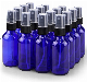 Wholesale 15ml 30ml Blue Boston Round Glass Bottle with Fine Mist Sprayer