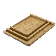  Wholesale Customization Rectangular Solid Natural Bamboo Tray for Kitchen