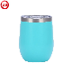  Wholesale Custom Logo Personalized Double Walled 12oz Stainless Steel Insulated Wine Milk Coffee Tea Water Tumbler Cup with Lid