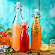  Factory Price Empty Drinking Glass Beverage Juice Milk Water Bottle with Swing Top