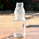  Clear Decal Logo Glass Bottle with Stopper Beverage Mineral Water Juice Milk Glass Bottles