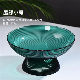 Tall Fruit Plate Candy Plate High Dessert Plate Glass Bowl Kitchenware Glassware