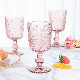  Single Carving Elegant Color Wine Glass Cup Wine Glassware