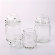  Factory Wholesale Custom Empty 4zo 8oz 9oz 10oz 16oz Clear Candle Glass Jars with Glass Cap