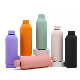  Custom Logo 500ml Rubber Coating Vacuum Flask, Stainless Steel Insulated Water Bottle
