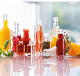  Custom Round Shape Glass Clear Bottle 150ml 200ml 250ml 330ml 500ml 700ml 750ml 1L Empty Amber Flint Beverage Soda Cola Carbonatd Beer Juice Water Liquor Bottle