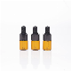 High Quality 15ml 20ml 30ml 50ml Amber Glass Dropper Vial Bottle