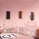 Manufacturer Refillable Cylinder Clear Round Logo Customized Cosmetics Packaging Fragrance Glass Perfume Bottle