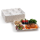  Biodegradable Disposable Compartment Lunch Bagasse Food Tray with Lid