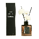  2023 New Arrival Luxury Design Brown Empty Fragrance Aroma Essential Oil Square Reed Diffuser Glass Bottle
