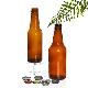  Top Grade 12oz 330ml Long Neck Glass Beer Bottle for Beverage Packaging