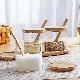  Glass Jar Set with Bamboo Spoon Lid for Spice and Sugar