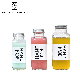  Hot Selling 250ml 350ml 500ml 8oz 12oz 17oz Square Shape Milk Juice Beverage Drink Glass Bottle with Aluminum Lid