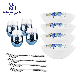  Heat Resistant 7 Inch Opal Glass Bowl Cup Dinner Fork Dinnerware Set