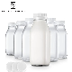  Wholesale Square Shape 500ml 17oz Empty Milk Fruit Juice Drink Container Glass Bottle with Plastic Cap