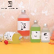  Wholesale 500ml 17oz Round Frosted Glass Packaging Juicy Beverage Glass Bottle with Metal Lid