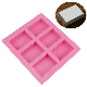  Disposable Food Plastic Compartment Tray for Cake Packaging