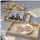  Bamboo Serving Tray Wooden with Handles Multi Functional Wholesale