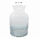  Large Capacity Glass Flower Vase Beautiful Gradient Tranquil Blue Base