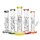  Esigo Wholesale High Quality USA Color Tree Perc Glass Pipe Hookah Shisha Straight Tube Glass Water Pipe with Factory Price