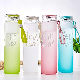  Promotion Girls Fashion Unique Mushroom Design Glass Blank Water Bottles