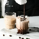  Factory 210ml 7oz Creative Stackable Transparent Ribbed Round Glass Cup Household Whiskey Coffee Water Glass Cup Mug for Restaurant