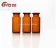  Medcial Clear or Amber Empty Glass Bottle Vial