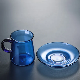 Wholesale Household Cute Glass Cup Multicolor Amber Custom Glass Cup Borosilicate Glass Mug manufacturer