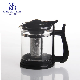  Wholesale Heat Resistant 1.6L Glass Tea Pot with Stainless Steel Strainer Infuser Glass Teapot