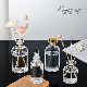  Clear Glass Aroma Oil Bottle with Reed Diffuser Sticks Air Freshener Perfume Glass Reed Diffuser Bottle