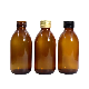  Customized Capcity Round Glass Syrup Bottle Price