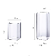  Heat Resistant Square Glass Household Milk Clear Coffee Juice Milk Cup