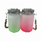 Fashion Design Colorful Frosted Marson Glass Bottle