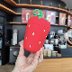  Cute Cartoon 300ml Strawberry Shaped Glass Plastic Termos Water Bottles for Kids