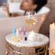  Essential Oil Use 10ml Color Roll on Glass Roller Perfume Bottle with Glass or Stainless Steel Roller Ball and Rose Gold Cap