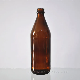500ml Customized Round Amber Glass Empty Beer Bottles