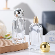  30 Ml 50ml 100ml Perfume Glass Bottle Black Silver Ball Lid Portable Pressing Cosmetic Bottle Luxury Glass Parfum Bottle