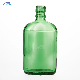 375ml Green Flask Vodka Glass Bottle with Screw Cap